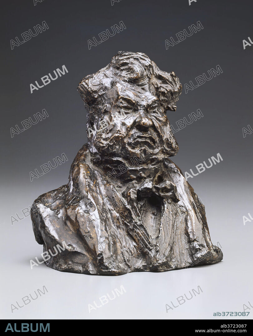HONORE DAUMIER. Laurent Cunin, called Cunin-Gridaine. Dated: model c. 1832/1835, cast 1929/1950. Dimensions: overall: 14.6 x 13 x 9.8 cm (5 3/4 x 5 1/8 x 3 7/8 in.). Medium: bronze.