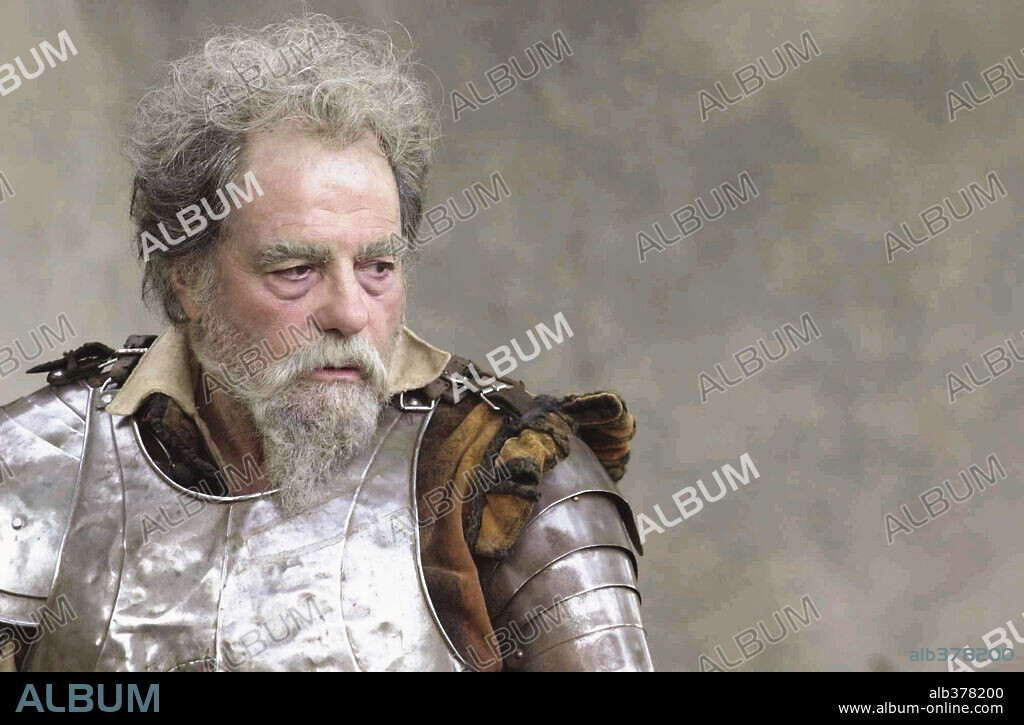 JUAN LUIS GALIARDO in DON QUIXOTE, KNIGHT ERRANT (EL CABALLERO DON QUIJOTE, 2002), directed by MANUEL GUTIERREZ ARAGON. Copyright GONAFILM.