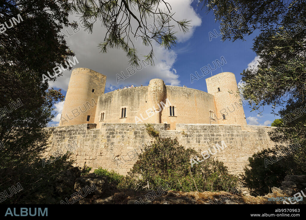 Bellver Castle -14th century-, Palma de mallorca. Mallorca. Balearic Islands. Spain.