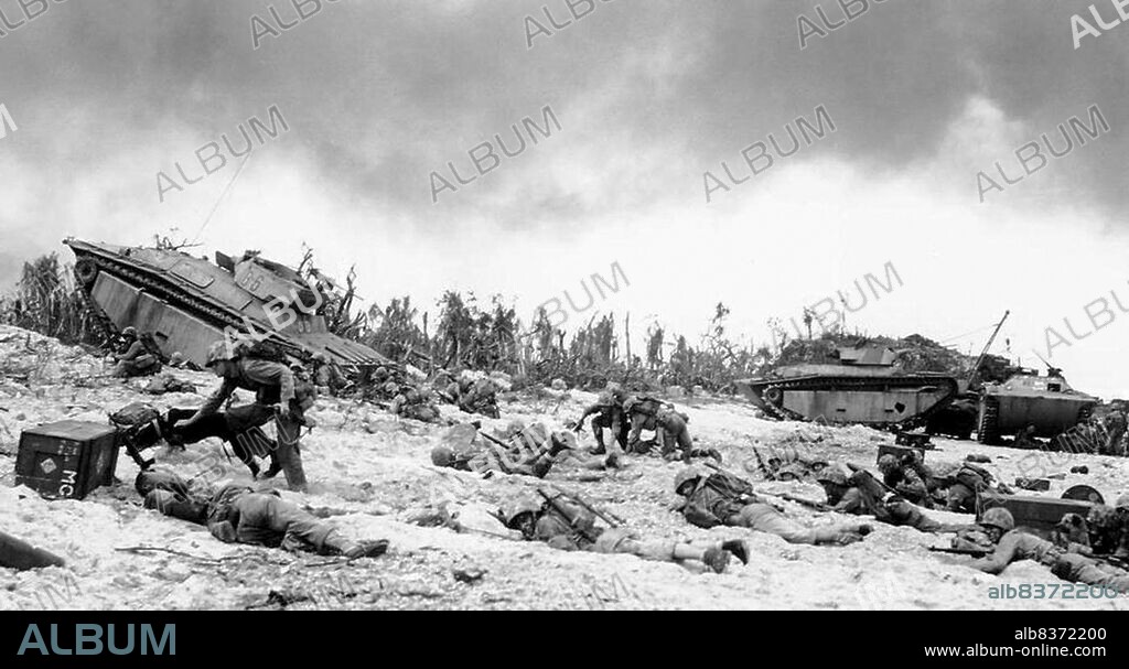 The Battle of Peleliu was fought between the United States and the Empire of Japan in the Pacific Theater of World War II, from September to November 1944 on the island of Peleliu (in present-day Palau). U.S. Marines of the First Marine Division, and later soldiers of the U.S. Army's 81st Infantry Division, fought to capture an airstrip on the small coral island.<br/><br/>. This battle was part of a larger offensive campaign known as Operation Forager, which ran from June to November 1944 in the Pacific Theater of Operations.