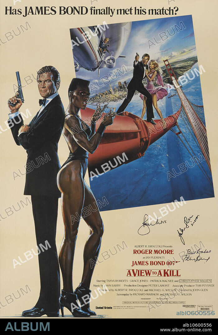DANIEL J. GOOZEE. Movie poster "A View to a Kill".