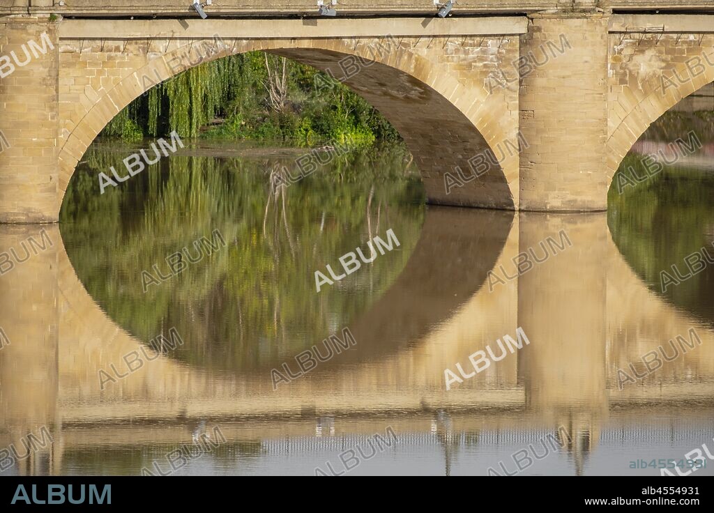 puente de Piedra, Puente de San Juan de Ortega, 1884, Logroño, La Rioja , Spain, Europe.