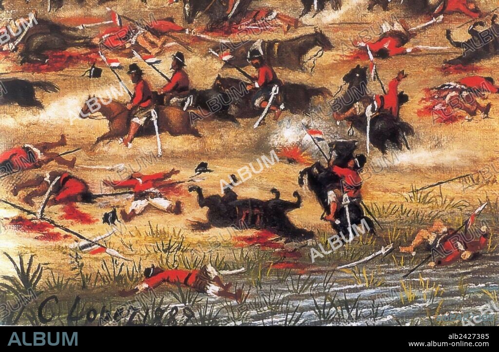 War of the Triple Alliance, in the Paraguayan War 1865-1870 March 24, 1866 Battle of Tuyutí paraguaniana the cavalry under the command of General Isidoro Resquin.