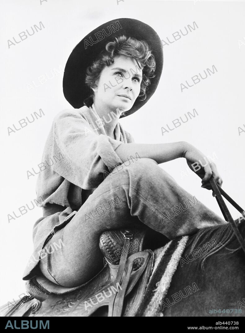 JEAN SIMMONS en HORIZONTES DE GRANDEZA, 1958 (THE BIG COUNTRY), dirigida por WILLIAM WYLER. Copyright UNITED ARTISTS.