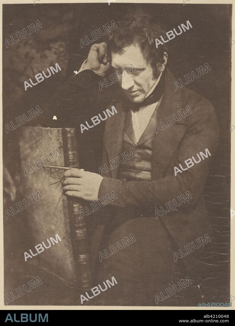 PHOTOGRAPHE) DAVID OCTAVIUS HILL (PEINTRE. Portrait of James Nasmyth. David Octavius Hill (Scottish, 1802-1870) and; Robert Adamson (Scottish, 1821-1848). Date: 1879-1889. Dimensions: 20.3 x 15.3 cm (image); 29.3 x 22.8 cm (paper). Carbon print. Origin: Scotland.
