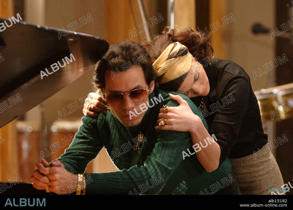JENNIFER LOPEZ and MARC ANTHONY in WHO KILLED HECTOR LAVOE, 2006 (EL CANTANTE), directed by LEON ICHASO. Copyright Nuyorican Productions/R-Caro productions.