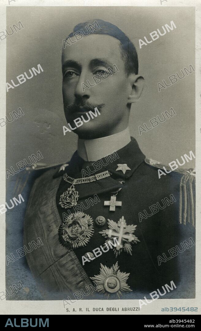 The Duke of the Abruzzi, Italian mountaineer and explorer, c1910s(?). Luigi Amedeo Giuseppe Maria Ferdinando Francesco (1873-1933), son of Amadeo I, King of Spain, made the first ascent of Mount Saint Elias (Alaska-Yukon) in 1897 and in 1909 led an expedition to K2 in the Karakorum. In the First World War he served as an Admiral in the Italian Navy.