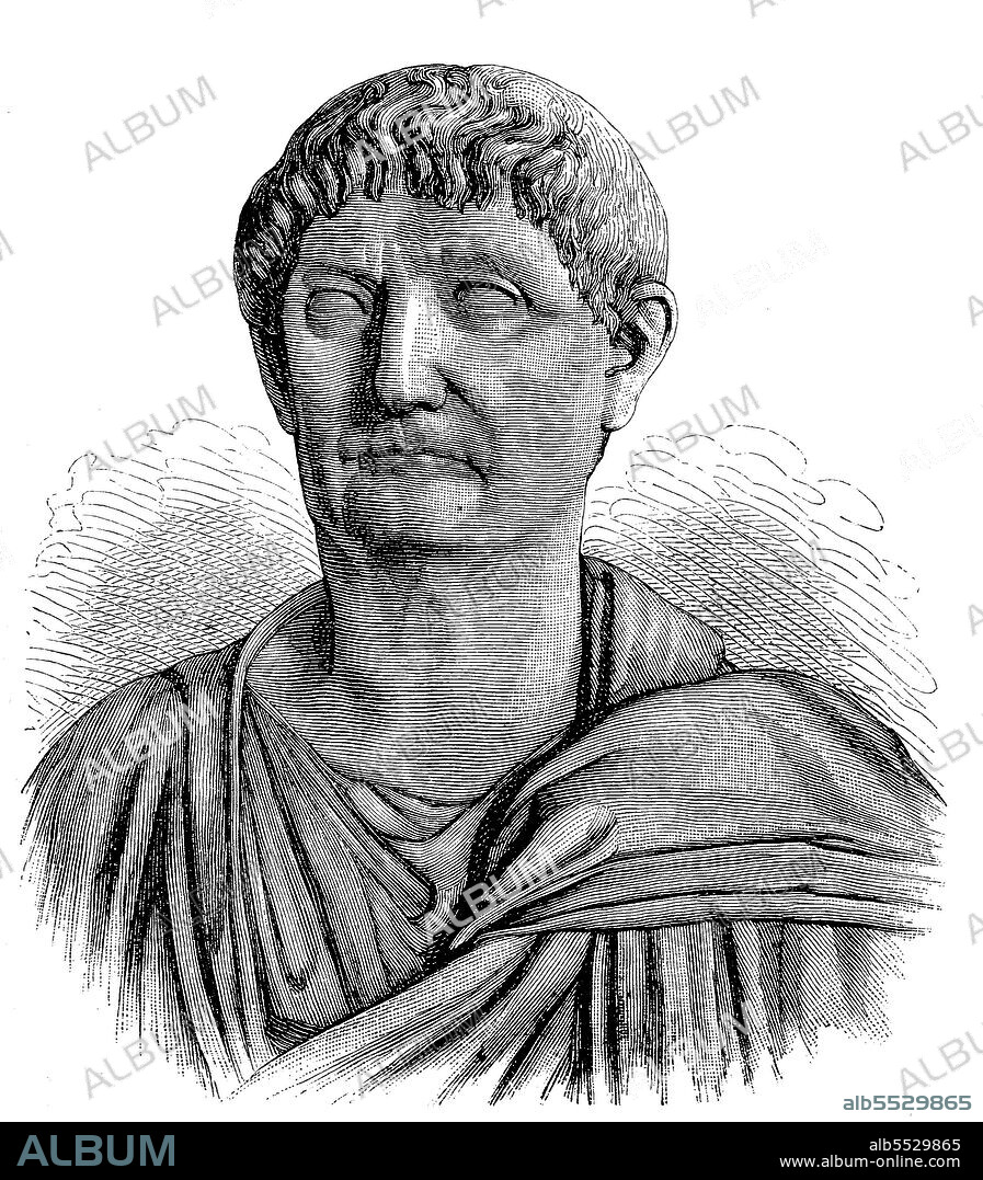 Diocletian, Diocles, Gaius Aurelius Valerius Diocletianus, between 236 and 245 -312, was Roman emperor from 284 to 305.