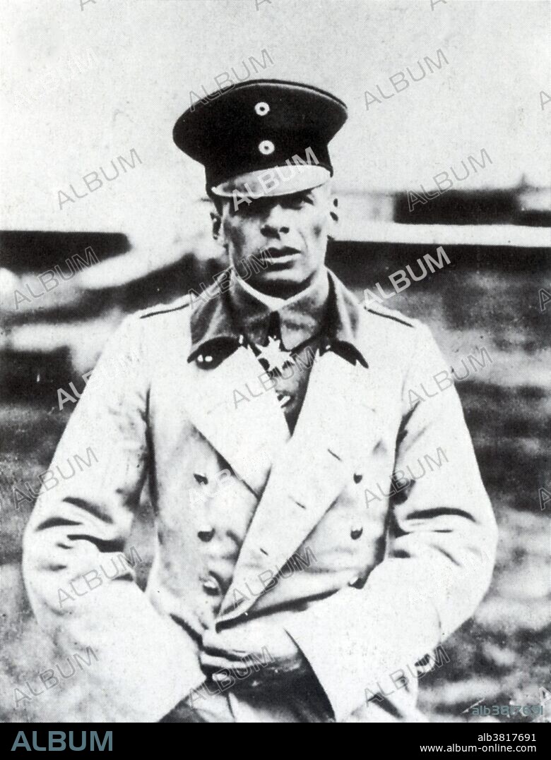Oswald Boelcke (May 19, 1891 - October 28, 1916) was a German flying ace and one of the most influential patrol leaders and tacticians of the early years of air combat. He was the first to formalize rules of air fighting, which he presented as the Dicta Boelcke. His main concern was the use of formation fighting rather than single effort. In 1916 he was given permission to choose his own pilots to form a fighter squadron. Jasta 2 (known as Jasta Boelcke) quickly became the best known and feared German LuftstreitkrÃ¤fte Squadron. On October 28, 1916 he went out on his sixth sortie of the day with his two best pilots, Manfred von Richthofen and Erwin BÃ¶hme, and three others. The patrol led them into a dogfight with a squadron from the RFC. Boelcke and BÃ¶hme, unaware of each other's presence, closed in on the same aircraft. At some point BÃ¶hme's landing gear brushed Boelcke's upper wing. As the fabric peeled off the upper wing of his aircraft, Boelcke struggled for control. He made a soft crash-landing, but his lap belt did not restrain him, and he never wore a helmet when he flew. The victor of 40 aerial engagements, was dead at age 25. He was buried with full honors at his aerodrome in Cambrai. The Royal Flying Corps dropped a wreath a day later over Jasta 2 which read, "To the memory of Captain Boelcke, a brave and chivalrous foe.".