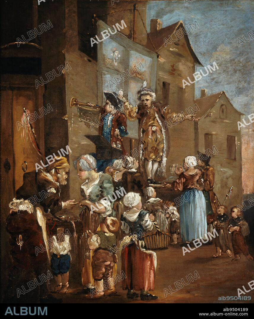 The Charlatan, circa 1760, French School, Circa 1760, 18th century, Painting, Tableau, Dimensions - Work: Height: 69.5 cm, Width: 58 cm.