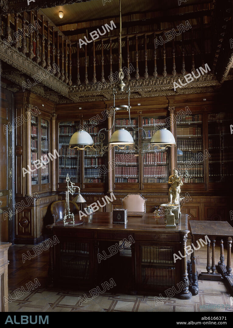 BIBLIOTECA DEL MUSEO CERRALBO - FINALES DEL SIGLO XIX.