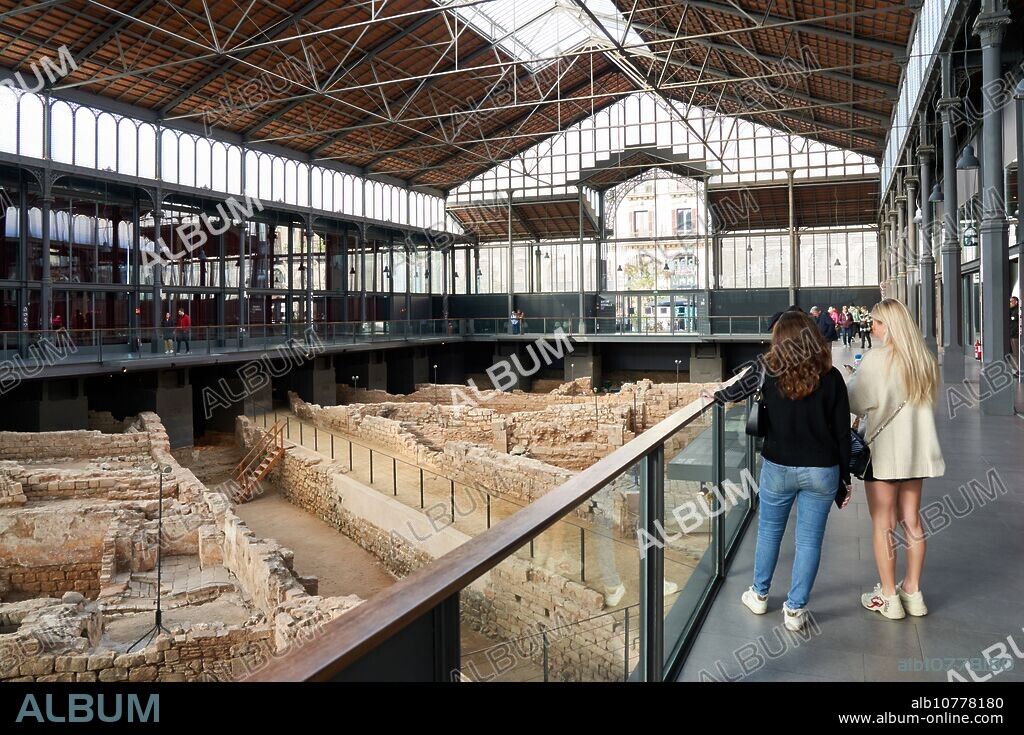 El Born Centro de Cultura y Memoria, Plaza Comercial, Barcelona, Catalonia, Spain.