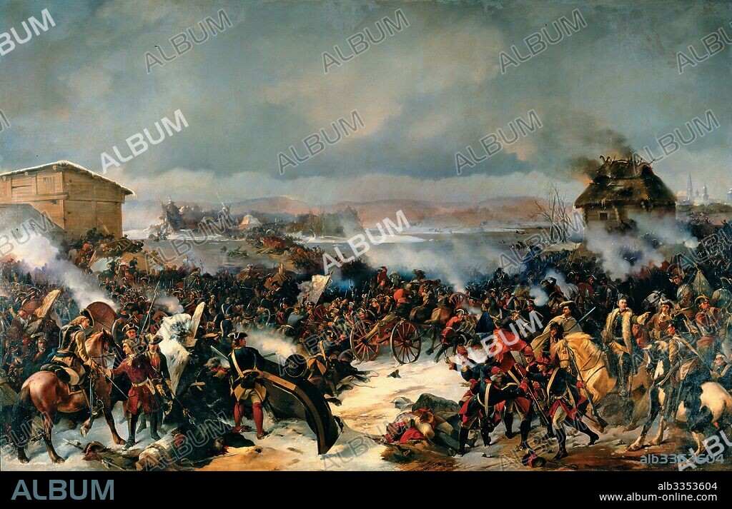 ALEXANDER VON KOTZEBUE. The Battle of Narva on 19 November 1700.