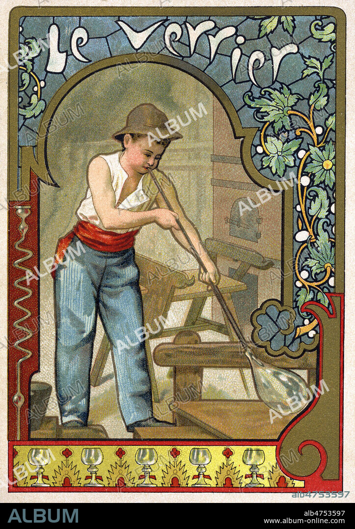 Le Verrier. Illustration anonyme pour un chromo anonyme vers 1900. Credit : Collection IM/KHARBINE-TAPABOR.