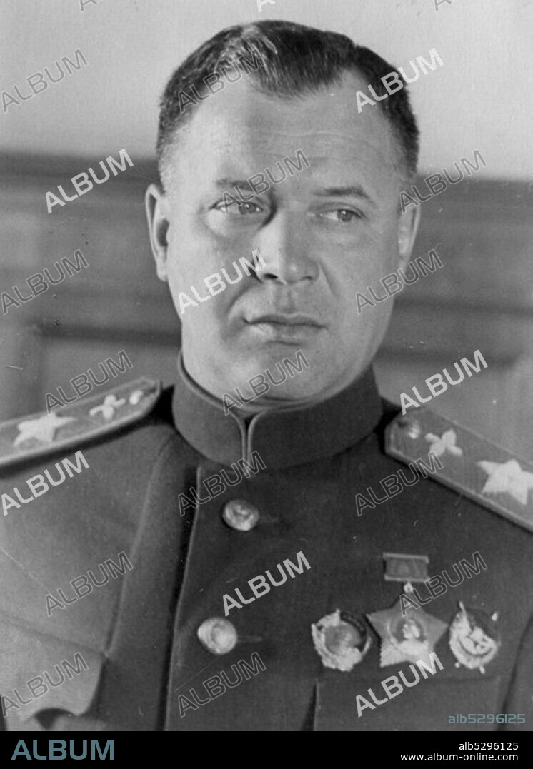 Alexander Alexandrovich Novikov (1900 – 1976) Chief marshal of the aviation for the Soviet Air Force during Russia's involvement in the Second World War.