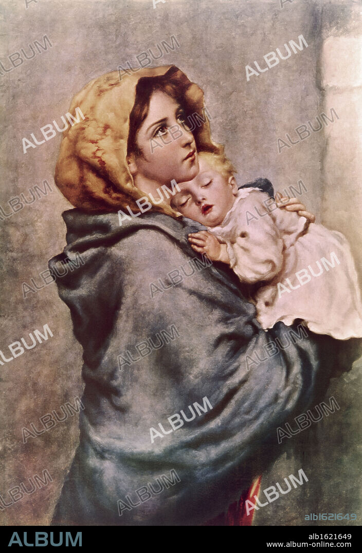 Madonna of the Poor   Roberto Ferruzzi (1853-1934 Italian).