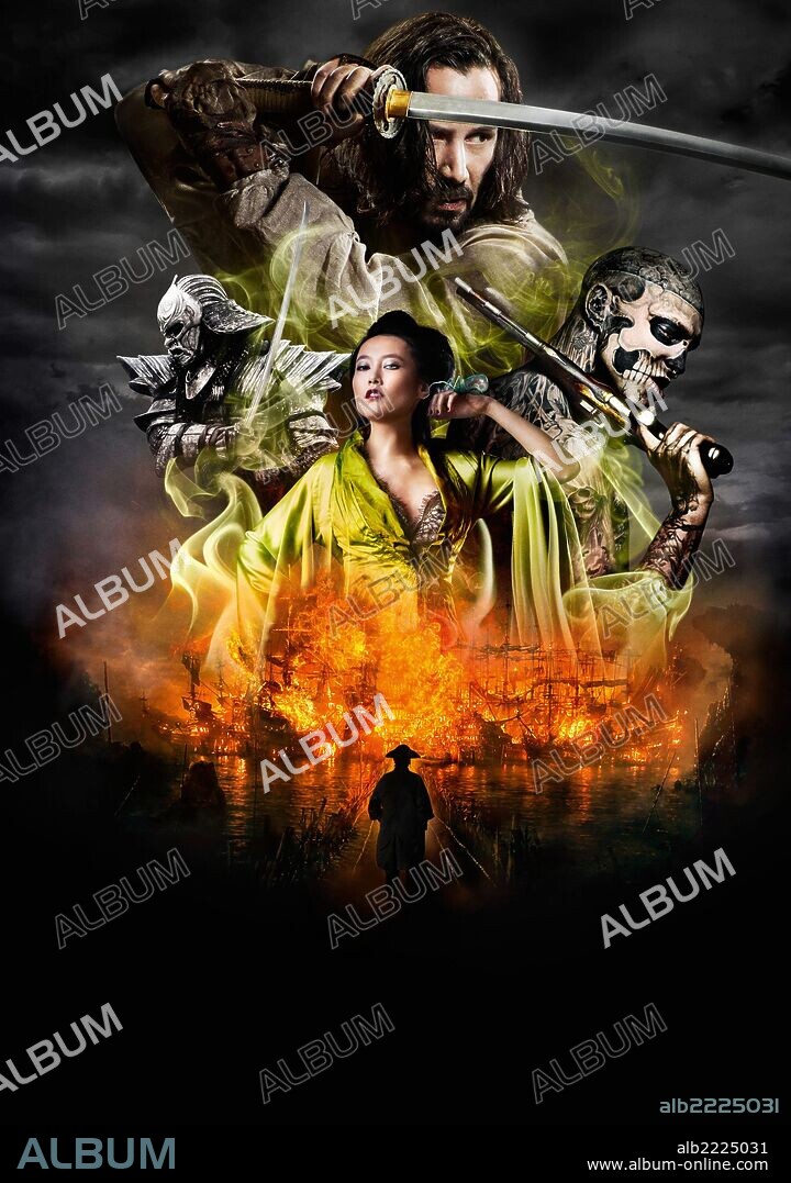 Poster de LA LEYENDA DEL SAMURAI, 2013 (47 RONIN), dirigida por CARL RINSCH. Copyright H2F Entertainment/Mid Atlantic Films/Moving Picture Company.