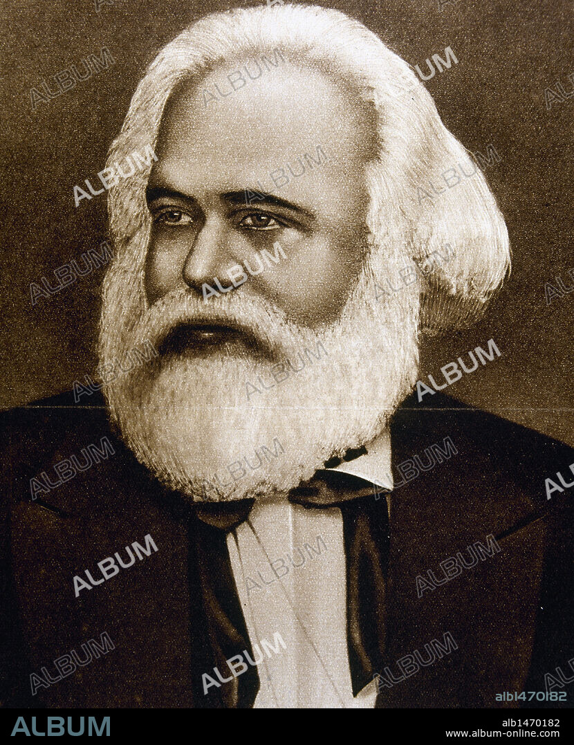 MARX, Karl (Tréveris, 1818-Londres, 1883). Filósofo y teórico de economía política. Con Engels escribió, entre otras, "La Sagrada Familia" en 1845 y el "Manifiesto comunista", base del materialismo histórico. Autor de "El Capital" (1867-1894), estableció las bases del socialismo científico.