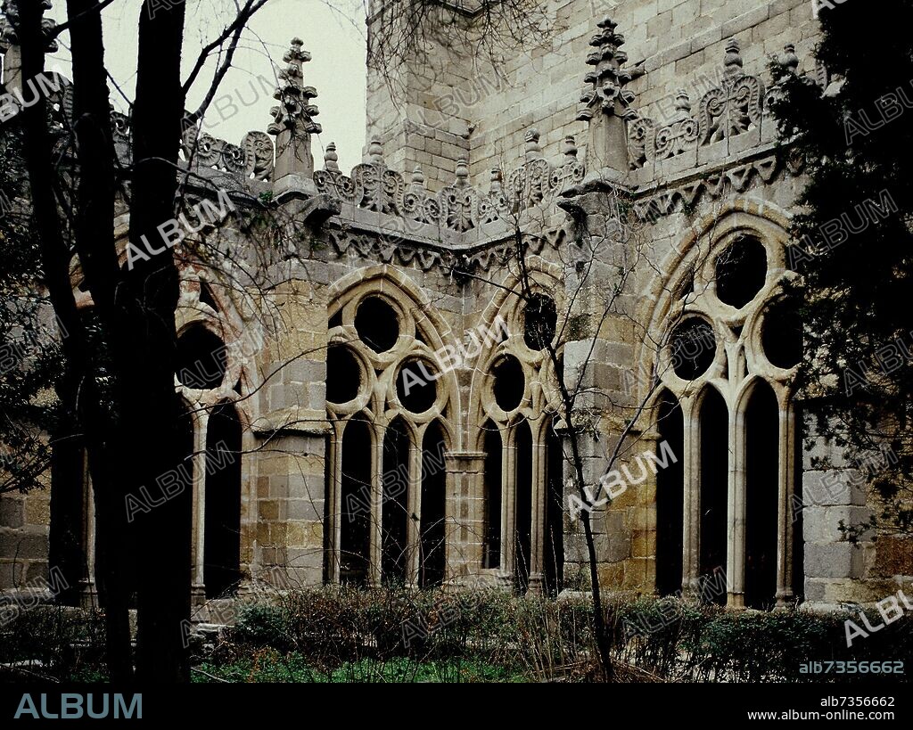 CLAUSTRO DE LA CATEDRAL DE AVILA - SIGLO XIV - GOTICO ESPAÑOL.