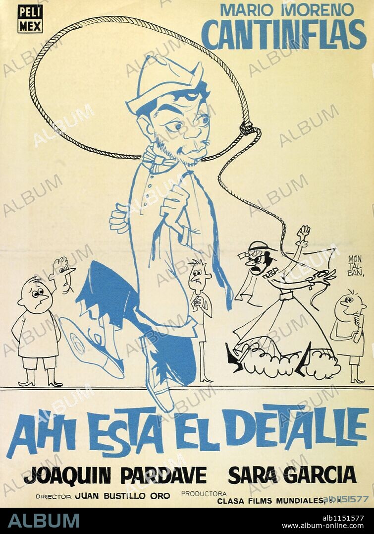 Poster of YOU'RE MISSING THE POINT, 1940 (AHÍ ESTÁ EL DETALLE), directed by JUAN BUSTILLO ORO. Copyright BUSTILLO ORO.