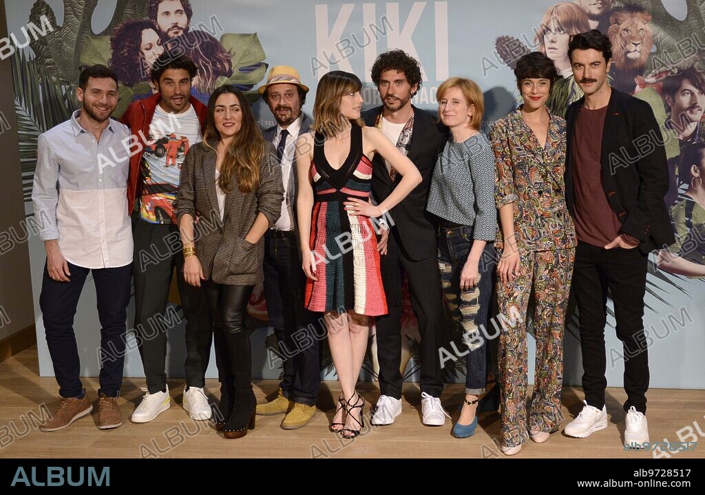 Madrid 03/29/2016 Photocall premiere of Kiki In the image David Mora, Alex Gracia, Luis Callejo, Candela Pena, Natalia de Milona, Paco Leon, Belen Cuesta, Mari Paz Sallago Javier Rey ARCHDC Photo by Maya Balanya.