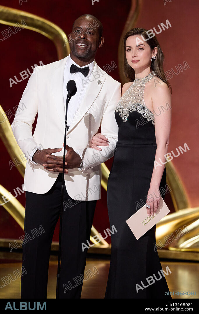 TPB_2188. Sterling K. Brown and Ana de Armas present the Oscar® for Live Action Short Film during the live ABC Telecast of the 97th Oscars® at the Dolby® Theatre at Ovation Hollywood on Sunday, March 2, 2025.