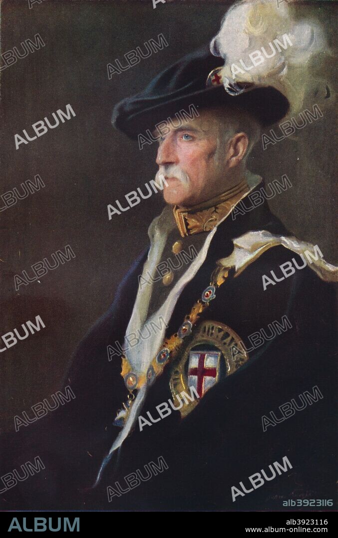 'Henry Charles Keith Petty-Fitzmaurice, 5th Marquess of Lansdowne', 1920. Henry Charles Keith Petty-Fitzmaurice, 5th Marquess of Lansdowne (1845-1927). Painting held in the National Portrait Gallery, London. From The Studio Volume 81. [London Offices of the Studio, London, 1921].