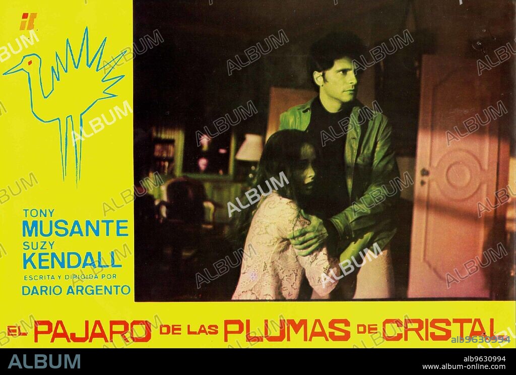 Poster of THE BIRD WITH THE CRYSTAL PLUMAGE, 1970 (L' UCCELLO DALLE PIUME DI CRISTALLO), directed by DARIO ARGENTO. Copyright CCC Filmproduktion.