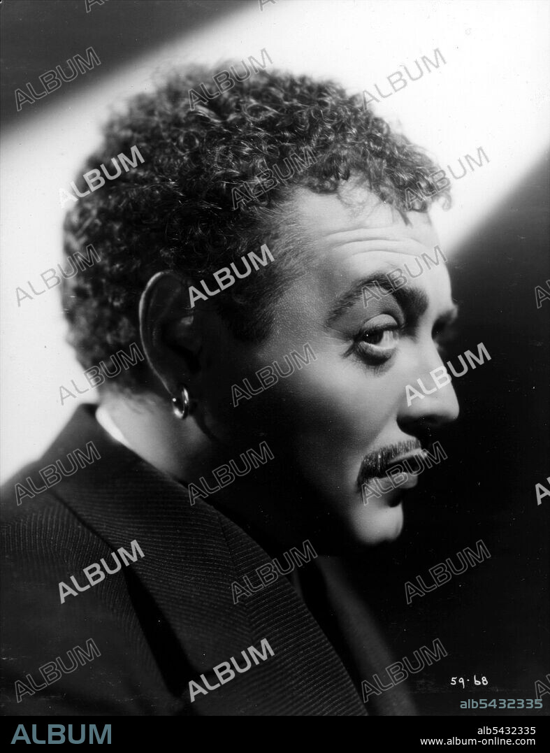 PETER LORRE in SECRET AGENT, 1936, directed by ALFRED HITCHCOCK. Copyright GAUMONT-BRITISH.