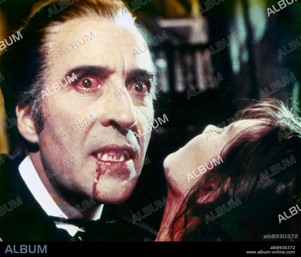 with Christopher Lee and Caroline Munro.