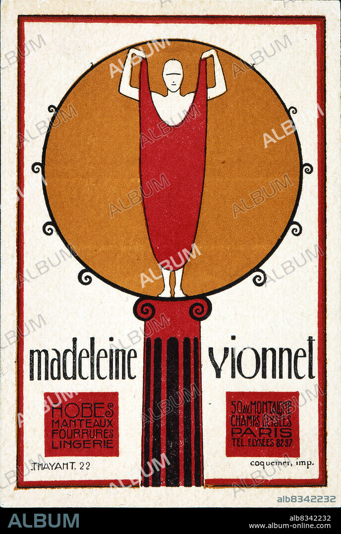 THAYAHT (ERNESTO MICHAHELLES). Madeleine Vionnet.