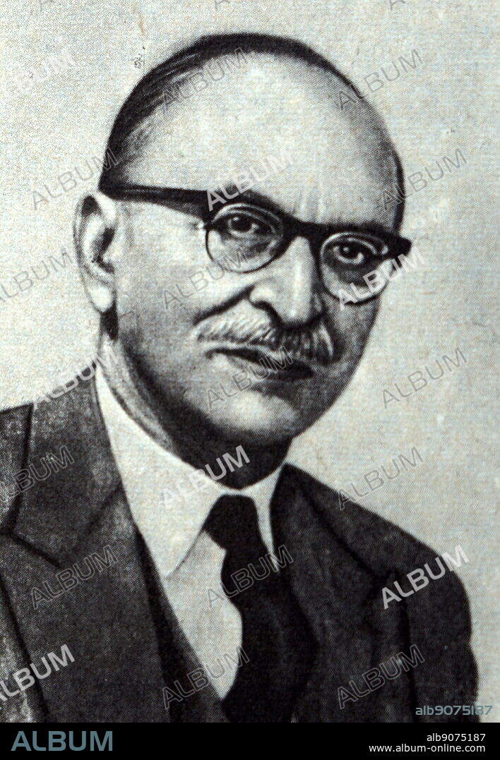 Dennis Gabor (1900 - 1979) Hungarian-British electrical engineer and physicist, most notable for inventing holography, for which he later received the 1971 Nobel Prize in Physics.