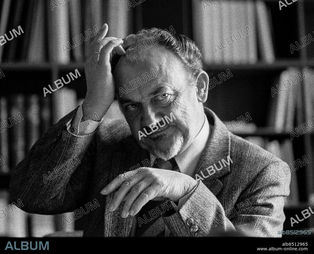 KÖPENHAMN 19800312 . Anker Jörgensen, socialdemokratisk politiker i Danmark. Statsminister och utrikesminister. Foto: Torbjörn Andersson / EXP / TT / Kod: 4 . ** AFTONBLADET OUT **.