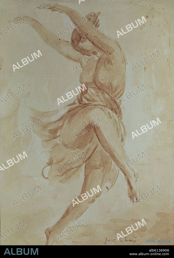 JOSEP CLARA I AYATS (1878-1958). ISADORA DUNCAN (1877-1927) BAILARINA ESTADOUNIDENSE.