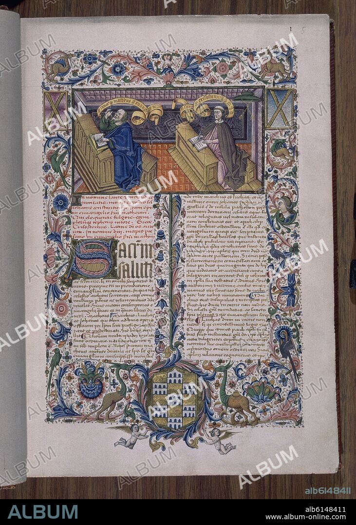 SAN JUAN CRISOSTOMO. HOMILIAS SOBRE EL EVANGELIO DE SAN MATEO - RES 205 - FI,5 - SIGLO XV.