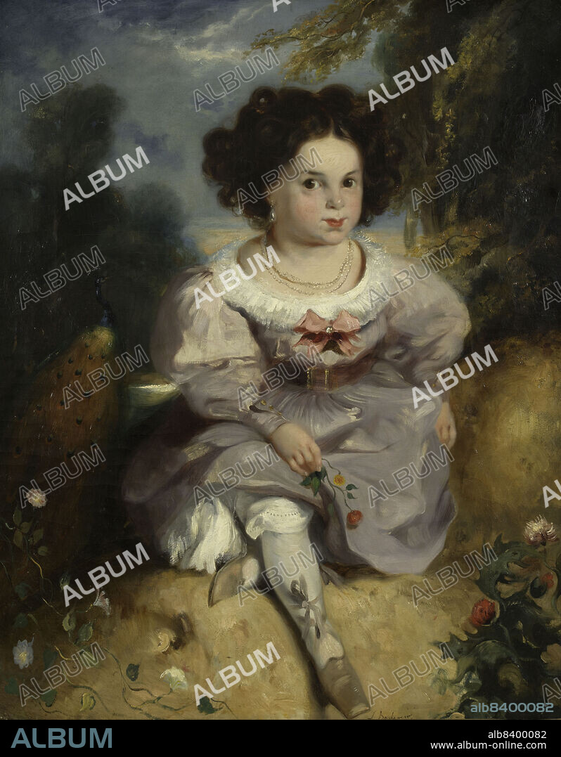 LOUIS CANDIDE BOULANGER. Léopoldine Hugo à l'âge de quatre ans, 1827.