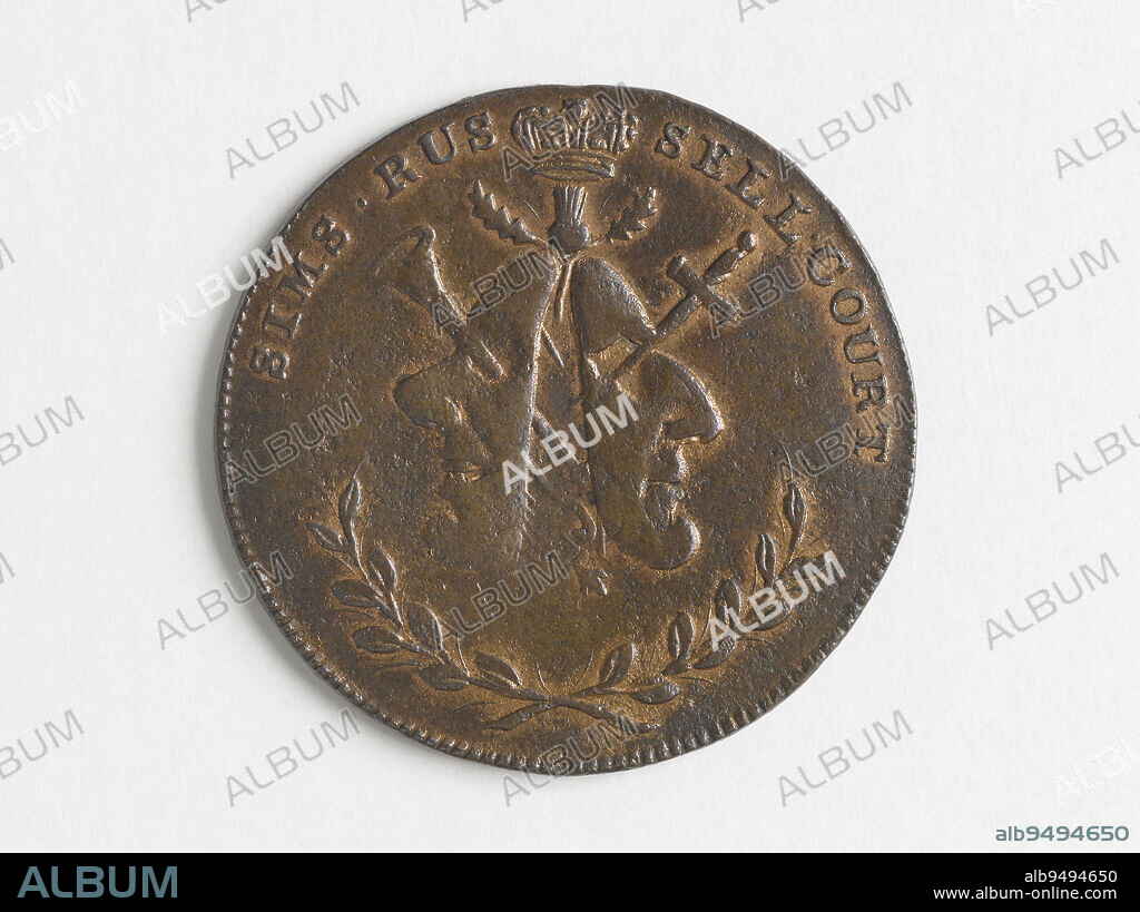 David Garrick (1717-1779), British actor and playwright, circa 1794, James, C., Medal Engraver, Array, Numismatic, Medal, Diameter: 2.9 cm, Weight (type size): 6.7 g.