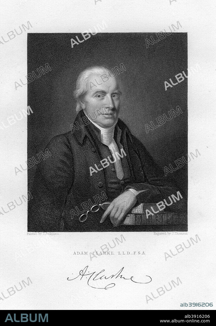 Adam Clarke (c1760-1832), British Methodist theologian and biblical scholar, 19th century.