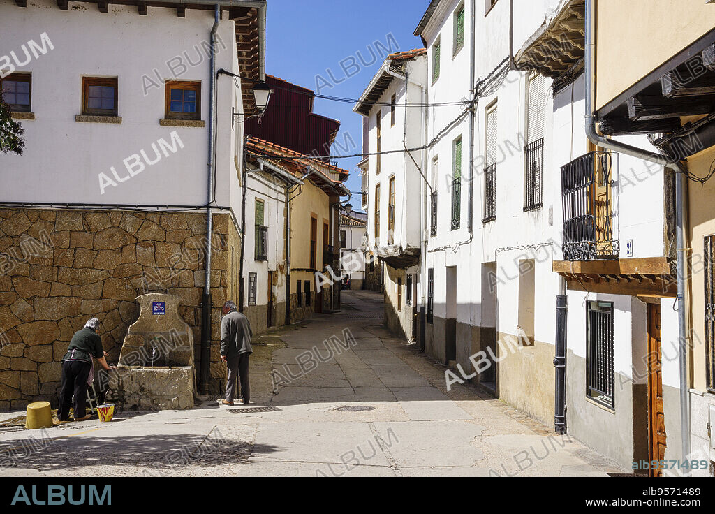 pueblo de Tornavacas, valle del Jerte, Cáceres, Extremadura, Spain, europa.