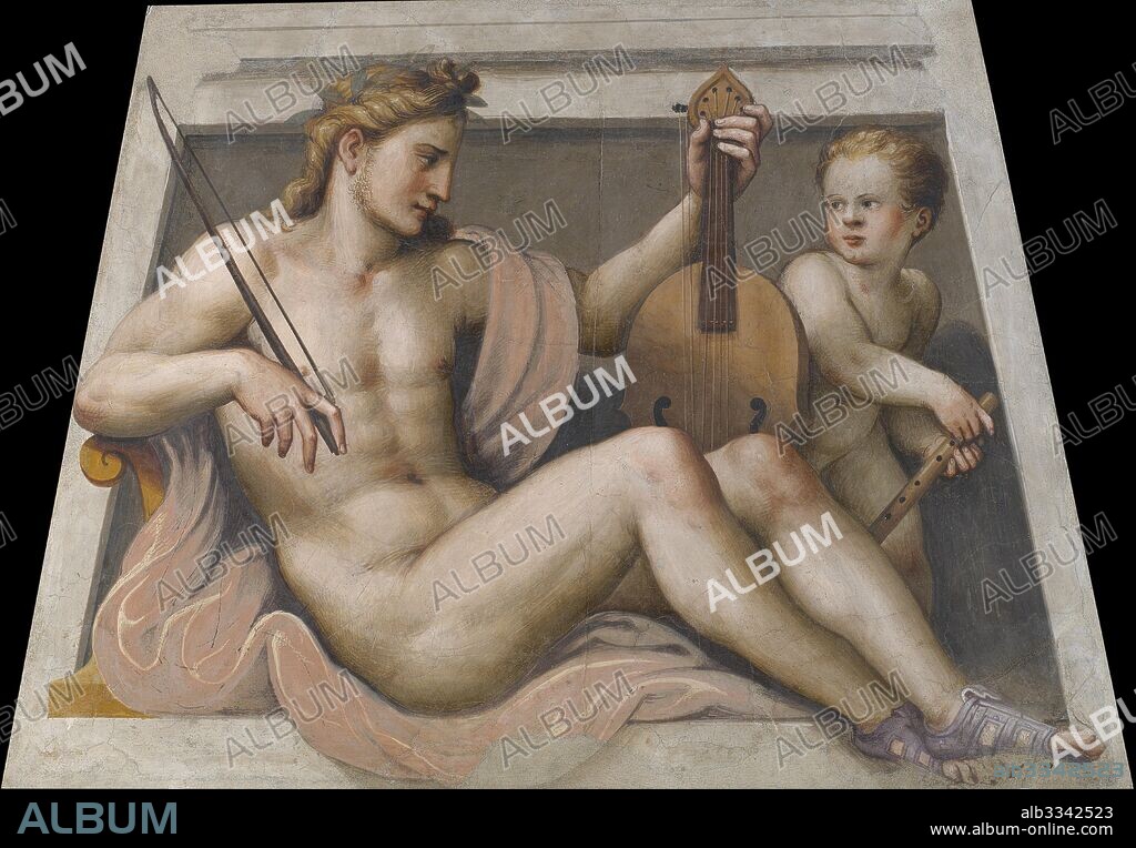 LATTANZIO GAMBARA. Apollo with cupid.