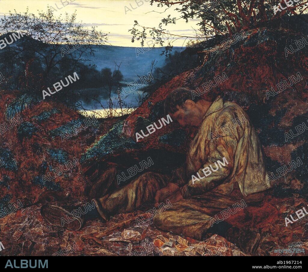 The Stonebreaker, 1857, by Henry Wallis (1830-1916), oil on canvas, 65x79 cm.