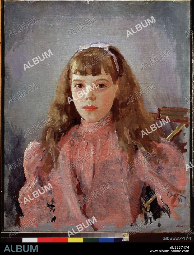 VALENTIN ALEXANDROVICH SEROV. Portrait of Grand Duchess Olga Alexandrovna of Russia (1882–1960).