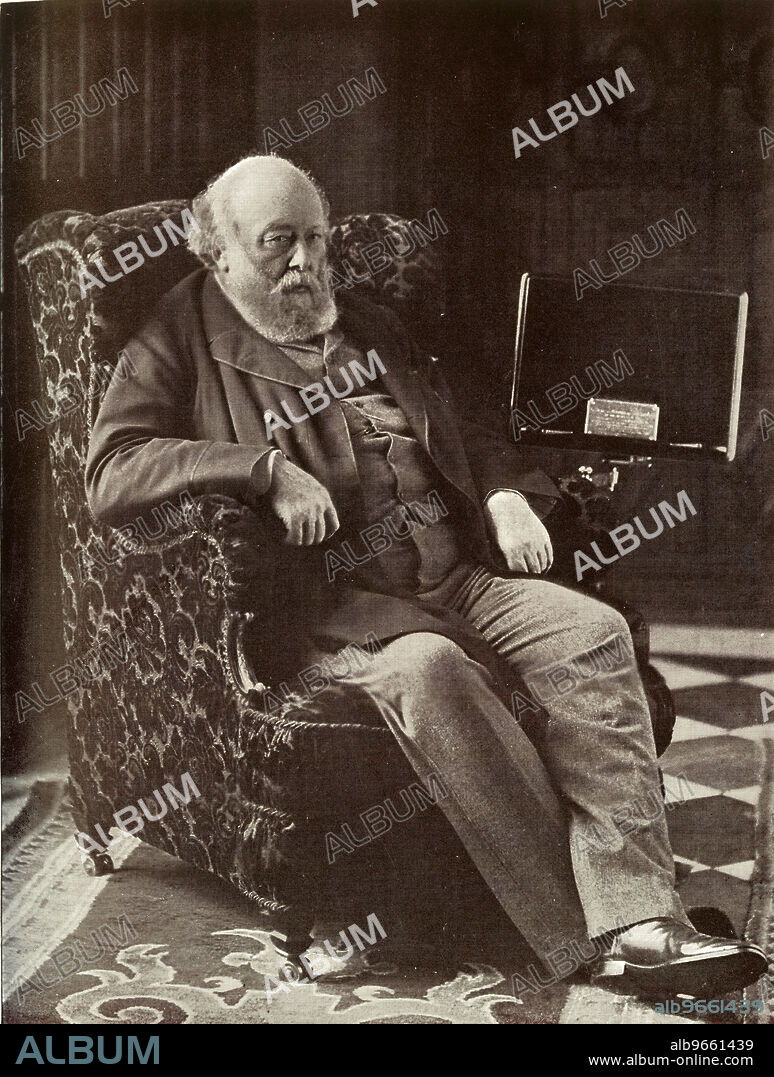 ELSDEN. 'Robert Arthur Talbot Gascoigne Cecil, 3rd Marquis of Salisbury', c1900. British prime minister. From "Cassell's History of England, Vol. IX". [Cassell and Company, Limited, London, Paris, New York & Melbourne].