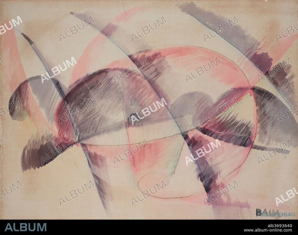 GIACOMO BALLA. Vortice + Paesaggio.