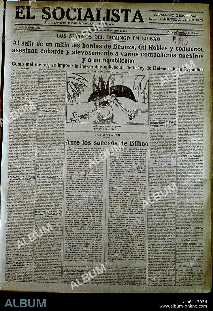 PERIODICO EL SOCIALISTA - 1932.