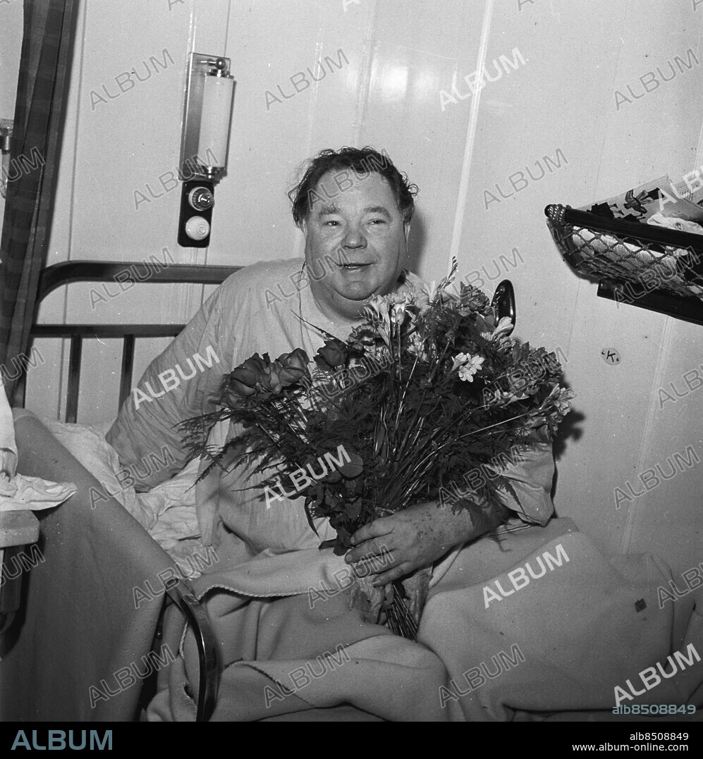 Göteborg december 1946. Edvard Persson ankommer med M/S Drottningholm.. Foto: Kamerareportage *** Local Caption *** . KAMERAREPORTAGE.