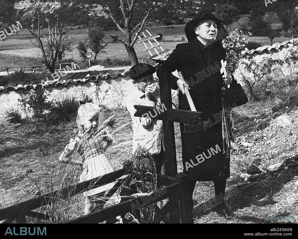 BRIGITTE FOSSEY dans LES JEUX INTERDITS, 1952, réalisé par RENE CLEMENT. Copyright FILMS CORONA.