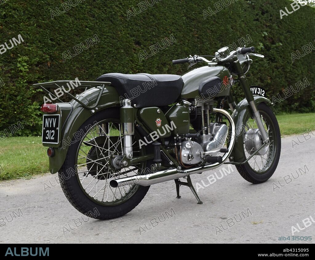 1954 Matchless G3 LS Auxiliary Fire Service motorcycle.