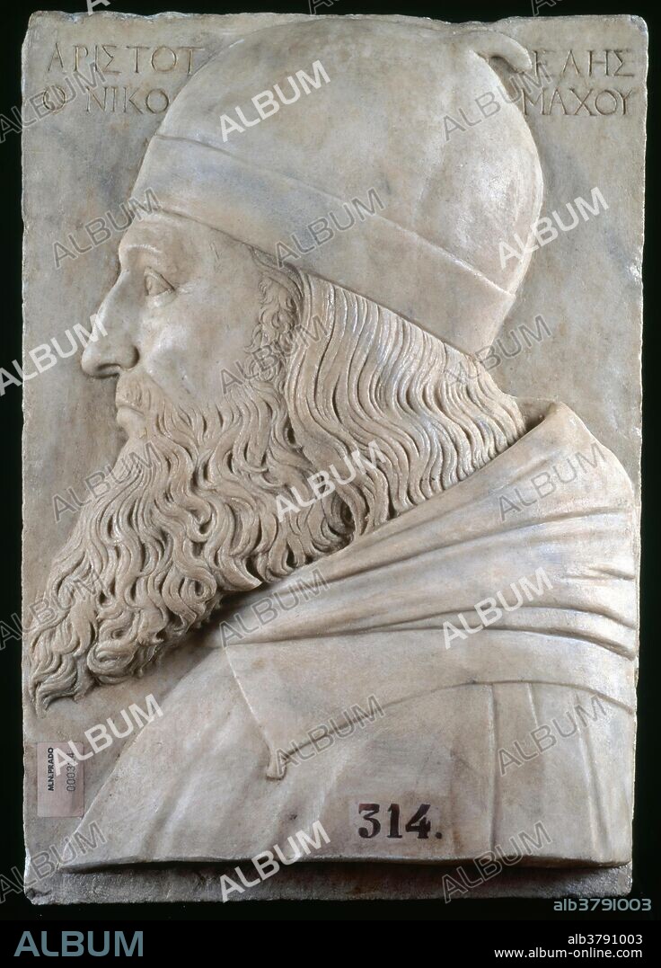 Vincenzo Grandi / 'Aristóteles'. Second quarter of the XVI century. Marble.