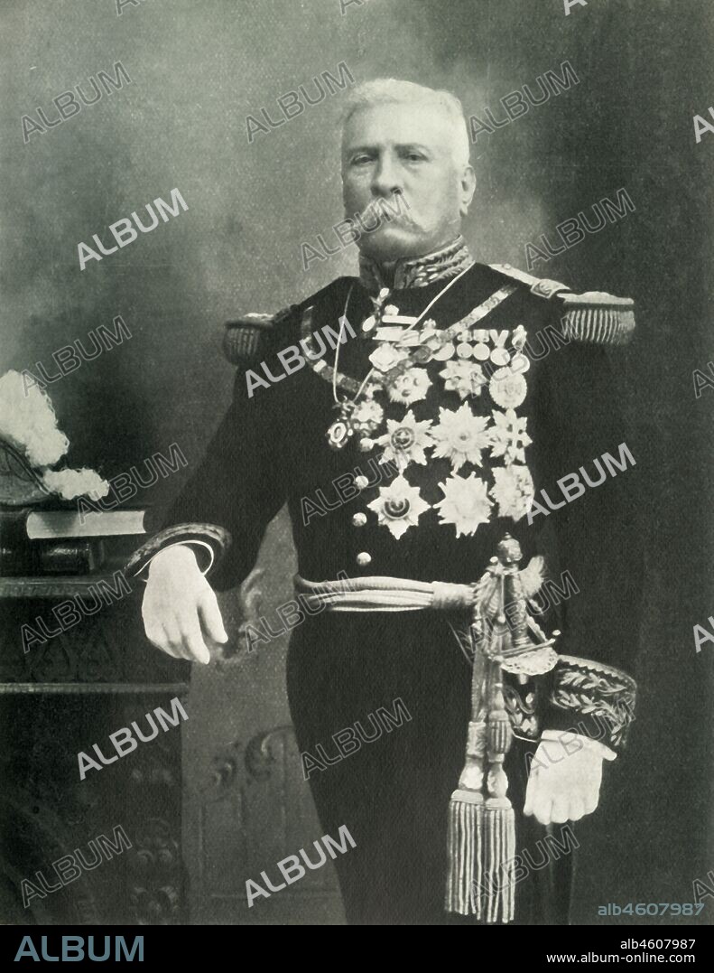 'The President of Mexico, General Porfirio Diaz', 1919. From "Mexico", by C. Reginald Enock, F.R.G.S. [Charles Scribner's Sons, New York, 1919].